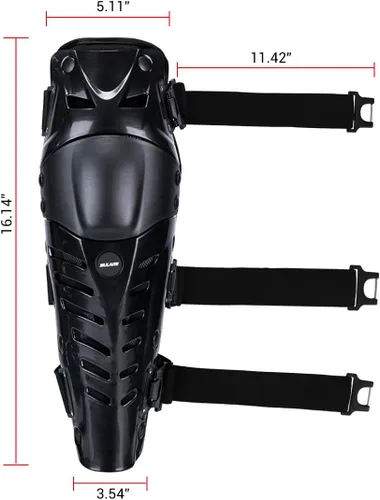 Miniatura 7 de Rodilleras, Motocicleta Rodilla Protectora Rodilla Espinilleras, Ajustable Manga Larga Pierna Antideslizante Protector Rodilleras Motocicleta