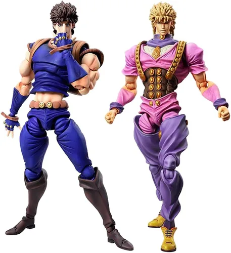 Miniatura 7 de QAHEART Figuras de Kujo Jotaro Bruno Bucciarati/Leone Abbacchio Estatuas de Figuras de Anime Figuras de Acción Ultra Móviles Ornamentos Estrella