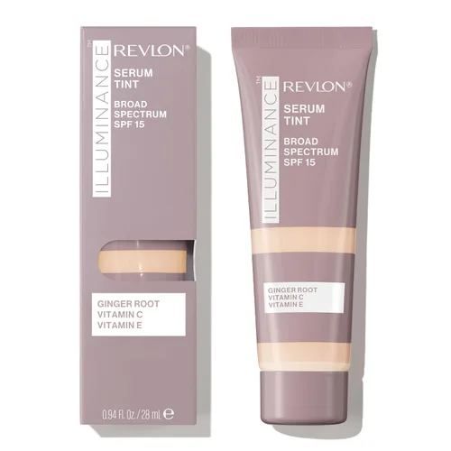 Revlon Illuminance Suero Tintado, Triple Ácido Hialurónico, Equilibra el Tono de la Piel con el Tiempo e Hidrata Todo el Día, SPF 15, 117 Beige