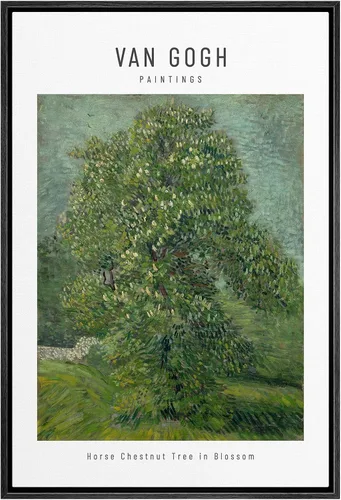 Miniatura 40 de SIGNWIN Lienzo enmarcado para pared, diseño de Vincent Van Gogh, un par de amantes, naturaleza, ilustraciones de área silvestre, bellas artes