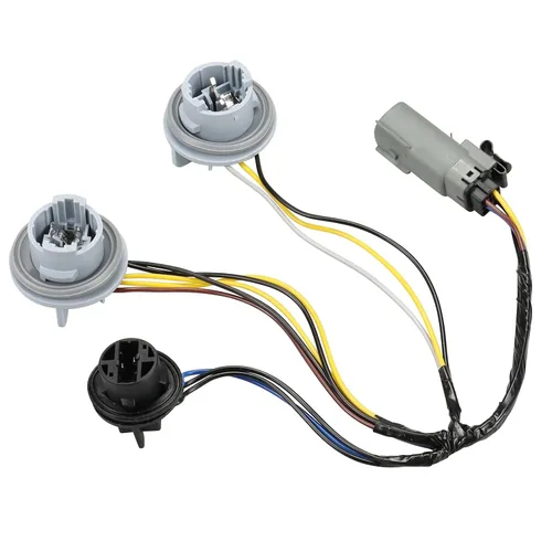 JL3Z-13412-A Juego de cableado de conector y alambre para luz trasera compatible con Ford Pickup F150 F-150 2018 2019 2020 sin bombilla