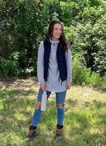 Miniatura 5 de BALEAF Chaqueta larga de forro polar con capucha y cremallera completa para mujer, abrigo de invierno suave y ligero