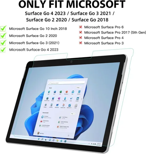 Miniatura 2 de Moko Protector de pantalla similar al papel para Surface Go, escribe, dibuja y dibuja con el lápiz Surface como en papel, película PET antirreflejo