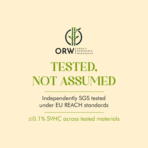 Miniatura 7 de Peine de dientes anchos de bambú OBW – desenredante para cabello rizado, grueso y natural – Dimensiones: 5.8 x 2.1 pulgadas, 1.1 oz – Peine ligero