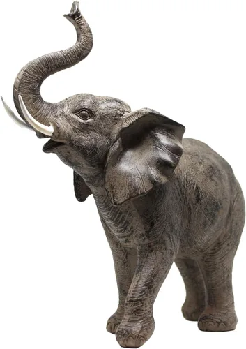 Miniatura 9 de Seraphic Estatua de Elefante Africano Grande de 13", Regalos para Mujeres, Escultura de Decoración de Elefante Grande con Trompa Levantada