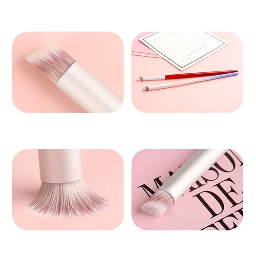 Miniatura 3 de 6 piezas Ombre Nail Brush Wood Nail Pen Ombre Brush para uñas de gel, cepillo degradado de uñas, pinceles de diseño de uñas, kit de pintura de uñas