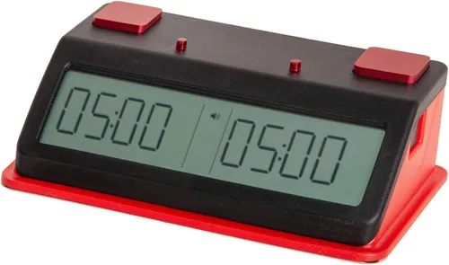 Miniatura 3 de Tap N Set - Reloj digital de ajedrez (botón - azul y azul)