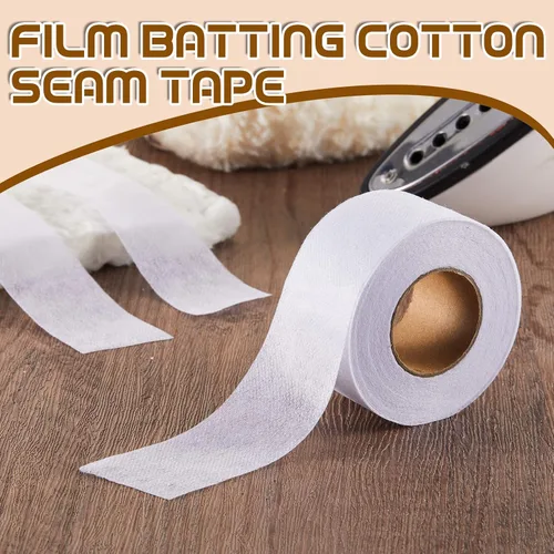 Miniatura 5 de Treela 2 Rolls Fusible Batting Tape for Quilting White Seam Tape for Art Quitting Batting Sewing(1.5 Inches X 20 yd)