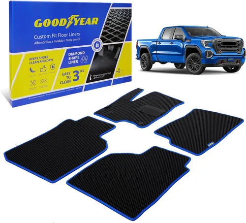 Miniatura 17 de Goodyear Alfombrillas de automóvil para todo tipo de clima, ajuste personalizado para Toyota 4Runner 10-12, juego de 5 piezas, revestimientos