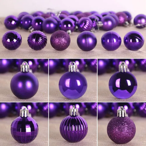Miniatura 103 de Bolas de Navidad Grandes de 3.2" en Azul Bebé - Adornos para Árbol de Navidad, Bolas Colgantes Inastillables para Cumpleaños, Halloween, Boda