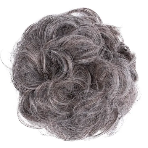 Miniatura 34 de CAISHA by Prettyshop Hairpiece Scrunchy Updo Bridal Peinado Voluminoso Ondulado Moño Desordenado Mezcla Rubio G13AL