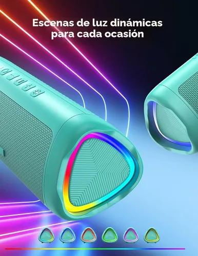 Miniatura 3 de Altavoz Bluetooth, sonido HD de 20 W, inalámbrico portátil, IPX5 impermeable, hasta 24 horas de reproducción, TWS, para hogar, fiesta, exterior