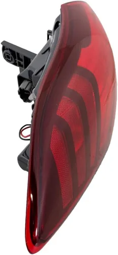 Miniatura 6 de KarParts360 Luz trasera para Hyundai Tucson 2019 2020 2021 lado del conductor, exterior Con bombillas Lente transparente y roja Reemplazo