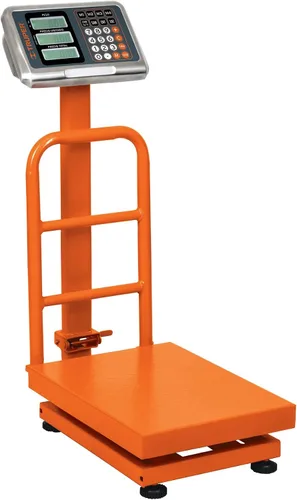 Balanza de plataforma plegable de 220.5 lbs de capacidad.