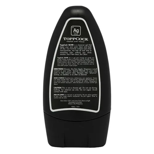 Miniatura 2 de Classic ToppCock Silver Ball - Gel desodorante para hombres, control de olores sin enjuague para ingle y áreas íntimas, comodidad antirozaduras