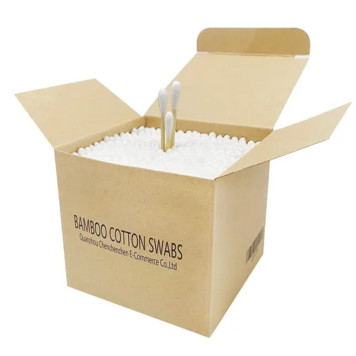 Miniatura 3 de Hisopos de algodón con palos de madera/brote de algodón biodegradable 1125pcs