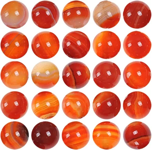Miniatura 8 de Cuentas sueltas de ágata natural a rayas azules de 0.236 in Cuentas de piedra redondas para hacer pulseras joyería aprox. 62/pcs