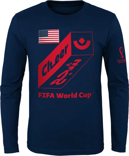 Miniatura 4 de Outerstuff International Soccer - Camiseta de manga larga para hombre de la Copa Mundial de la FIFA