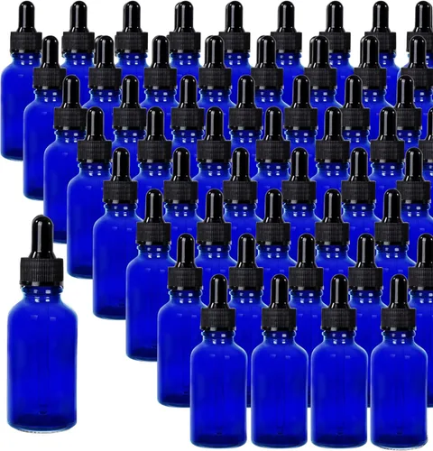 Miniatura 11 de Paquete de 48 Botellas Cuentagotas de Vidrio Transparente de 1 oz, Botellas Cuentagotas con Cuentagotas de Vidrio para Aceites Esenciales, Perfumes