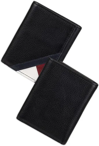 Miniatura 16 de Tommy Hilfiger - Cartera para hombre, triple pliegue, delgada, incluye ventana de identificación y tarjetero para tarjetas de crédito