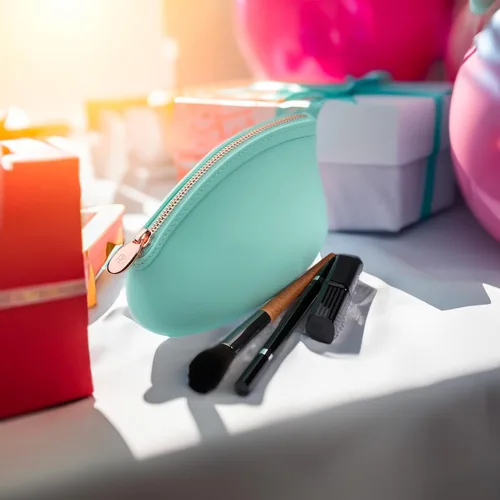 Miniatura 2 de Pudinbag - Neceser pequeño para maquillaje, de silicona, impermeable, para mujer, 10