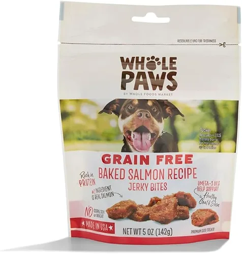 Miniatura 6 de Whole Paws, Whole Paws, bocadillos de carne seca de pollo y batata, 5 onzas