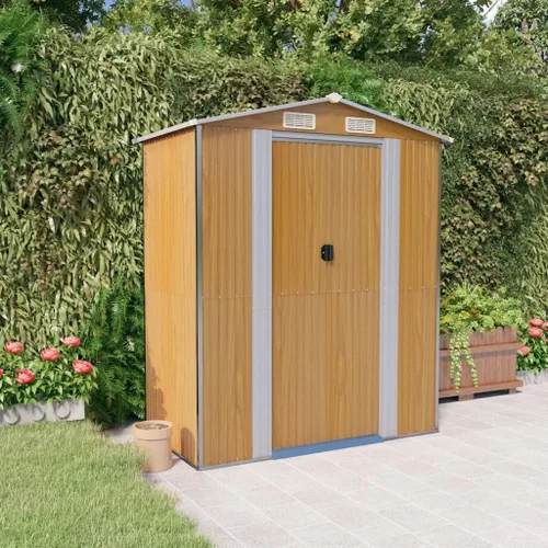 Miniatura 2 de vidaXL Cobertizo de almacenamiento, cobertizo de jardín para herramientas y muebles, cobertizo de almacenamiento al aire libre para patio trasero