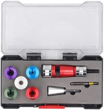 Miniatura 9 de Sonew Juego de herramientas de pelacables de taladro eléctrico para cables duros sólidos 6, 8, 10, 12, 14 AWG