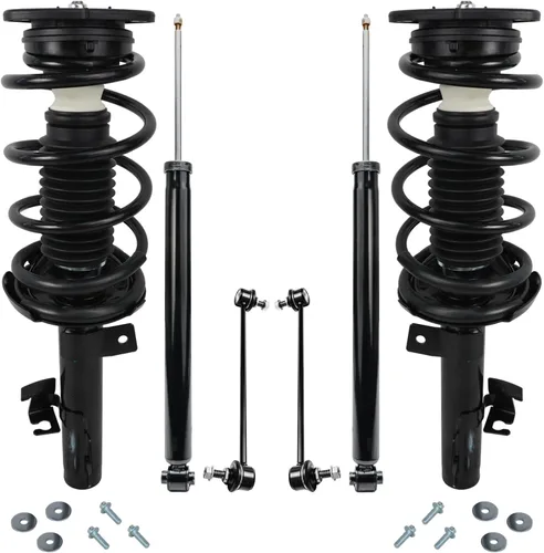 Miniatura 49 de Detroit Axle - Kit de puntales delanteros de 6 piezas para Ford Escape 2014-2019, 2 puntales y muelles helicoidales, 2 enlaces de barra