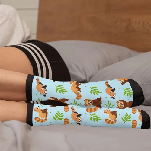 Miniatura 5 de Calcetines altos novedosos para mujeres y hombres