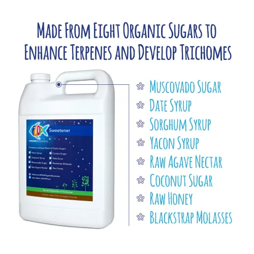 Miniatura 3 de FOOP Edulcorante: potenciador orgánico de terpenos para plantas Crea una explosión de tricomas Contiene 8 azúcares orgánicos Funciona