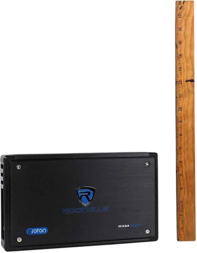 Miniatura 2 de Amplificador estéreo RockvilIe RXM8BTB de 8 canales y 1500 vatios Bluetooth para coche