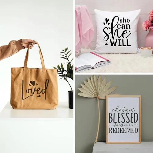 Miniatura 2 de Juego de plantillas inspiradoras de palabras, 16 plantillas de fe cristiana con citas y versículos de la Biblia, ideal para pintar en madera