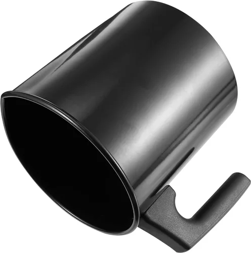 Miniatura 8 de Healifty Olla para hacer velas de 41 onzas, jarra de cera de acero inoxidable para velas, chocolate, jabón (negro)