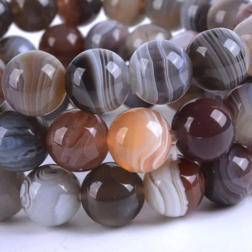 Miniatura 2 de Justinstones Gem Semi Precious Gemstone 10mm Round Beads Stretch Bracelet 7 Inch Unisex