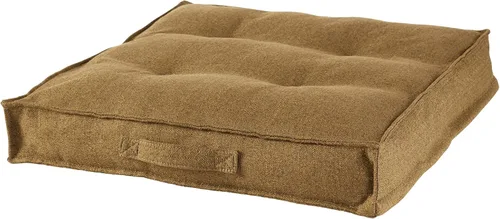 Miniatura 7 de Almohada cuadrada copetuda con funda extraíble, negro, grande (40 pulgadas)