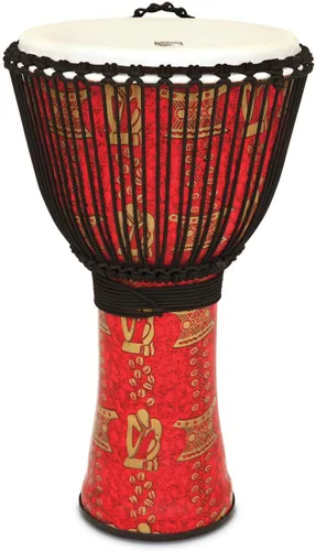 Miniatura 4 de Toca Freestyle II Mecánicamente Tuned Djembe - Puesta de sol africana