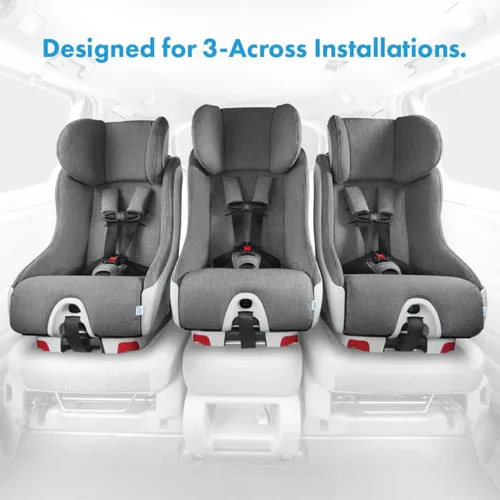 Miniatura 2 de Clek Foonf Asiento de Auto Convertible con Sistema LATCH Rígido, Sistema de Seguridad de Zona de Deformación, Reposacabezas Ajustable, Diseño Edge