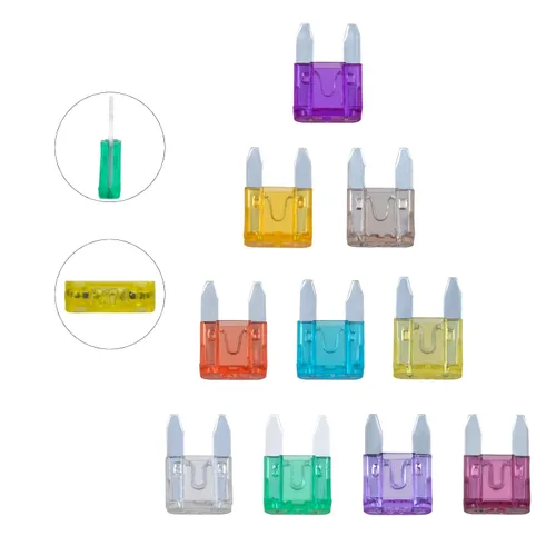 Miniatura 4 de Road Passion 145 piezas Mini Blade Fusible Surtido Auto Motocicleta SUV Fusibles Kit 3A 5A 7.5A 10A 15A 20A 25A 30A 35A 40A
