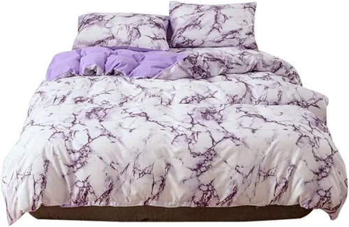 Miniatura 16 de Feelyou juego de funda de edredón y fundas de almohada de microfibra de poliéster suave para niños y niñas, diseño de mariposas, piñas, ciervos