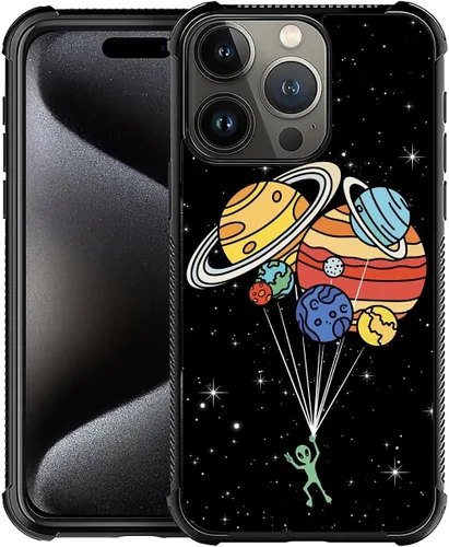 Miniatura 16 de Funda compatible con Google Pixel 4A 5G, sistema solar de globo alienígena, diseño de patrón increíble, a prueba de golpes, antiarañazos, carcasa