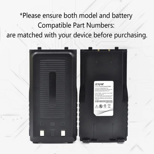 Miniatura 5 de Paquete de 5 baterías de iones de litio de 3.7 V 1000 mAh de repuesto para Walkie Talkie Retevis RT7