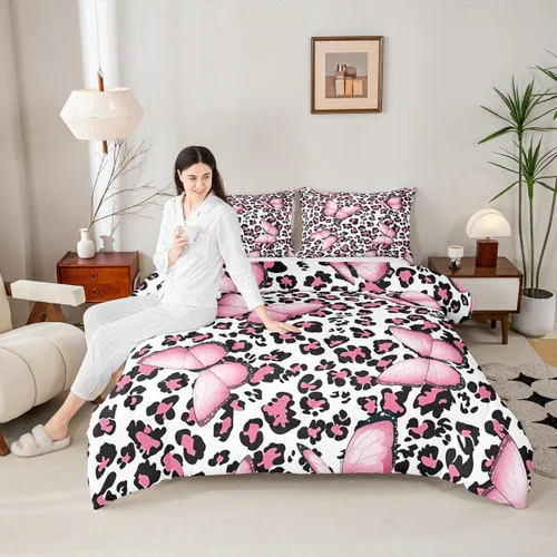 Miniatura 11 de Juego de ropa de cama Happy Camping de Homewish, tamaño individual, con diseño de osos cazadores y pinos, para niños, hombres, adultos, decoración