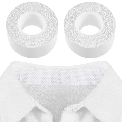 Jecery Protectores de cuello, almohadillas de sudor para hombres y mujeres, cinta adhesiva desechable para el cuello, cuello de sombrero de vestir,