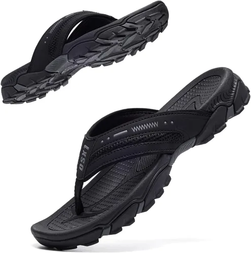 Miniatura 5 de Lxso Chanclas para hombre Sandalias de playa para exteriores Soporte de arco Deporte atlético