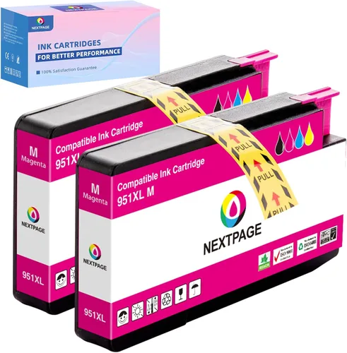 Cartuchos de tinta magenta 951XL de repuesto para cartuchos de tinta HP 951 XL 951XL (CN047AN) funcionan con impresora OfficeJet Pro 8610 8600 8615