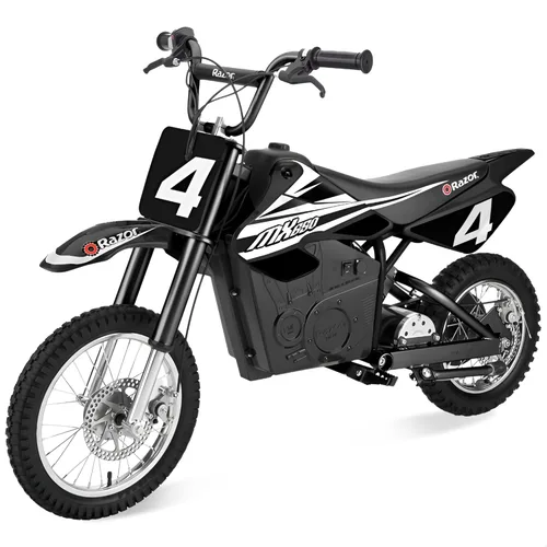 Miniatura 14 de Bicicleta estilo moto, juego eléctrico Razor MX400 Dirt Rocket 24 V, en color negro