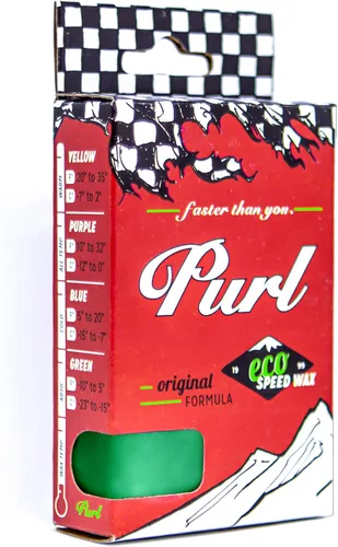 Miniatura 14 de PURL - Cera de esquí y snowboard - No tóxica - Biodegradable - Sin fluoros Grafito/Negro - Antiestático - 1 lb (454 g)