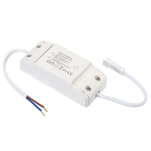 PATIKIL 8-12W 280mA LED Driver, 2Pcs AC 100-240V Salida 24-36V DC Conector macho Conector Rectificador de corriente constante Transformador Fuente