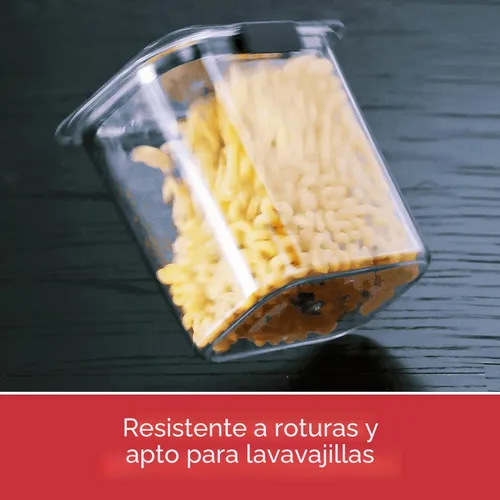 Miniatura 7 de Rubbermaid Brilliance - Recipiente hermético para almacenar alimentos de despensa, fabricado en plástico sin BPA, capacidad de 7,8 tazas, ideal
